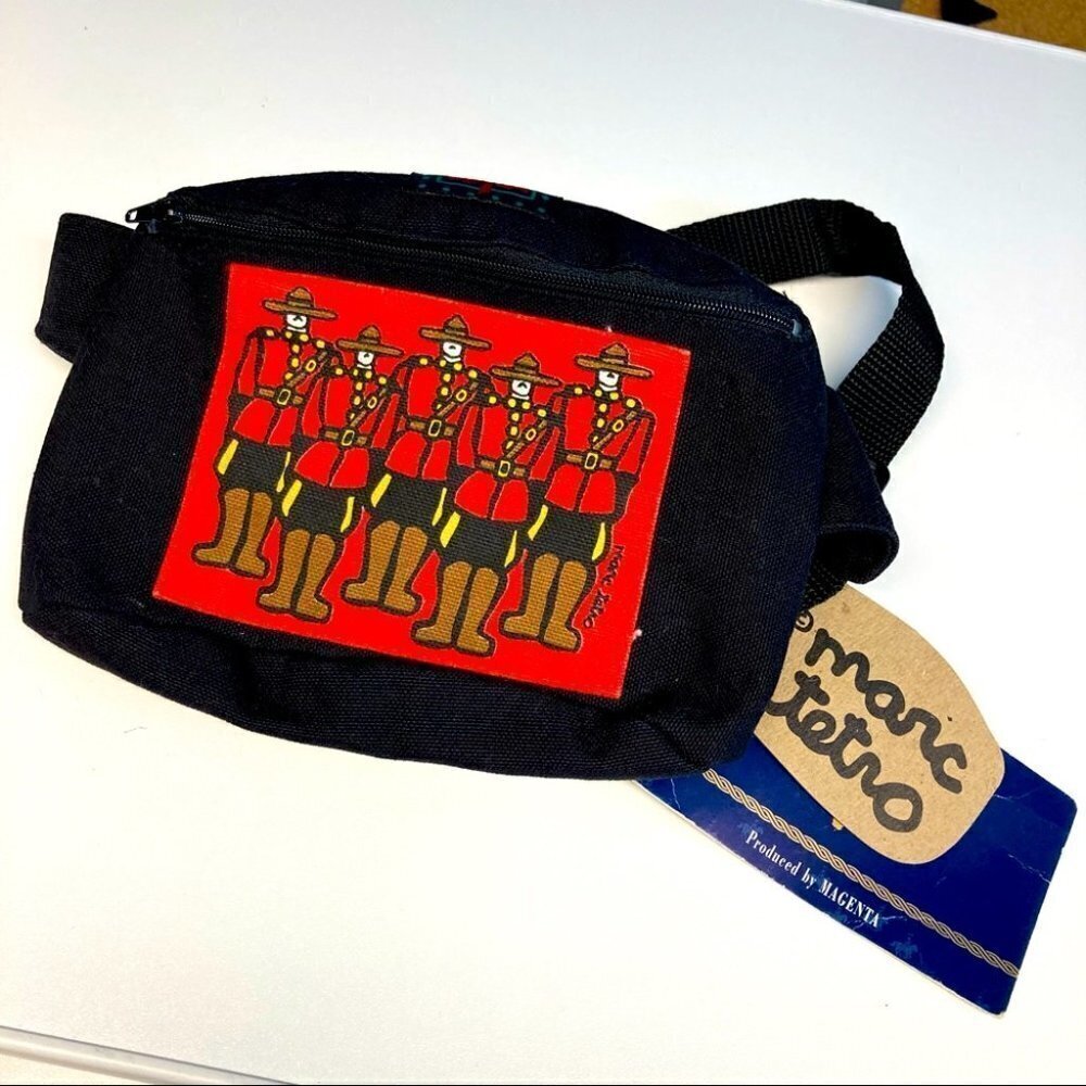 MARC TETRO RCMP RARE Fanny Pack NWT Vintage